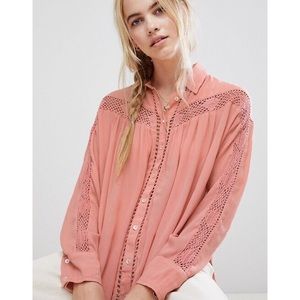 Free People Buttoned Down Shirt 🌿